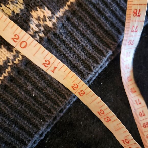 Sweater Loft New York Vintage Lace Trim Sweater Blue Size Medium - Picture 8 of 9